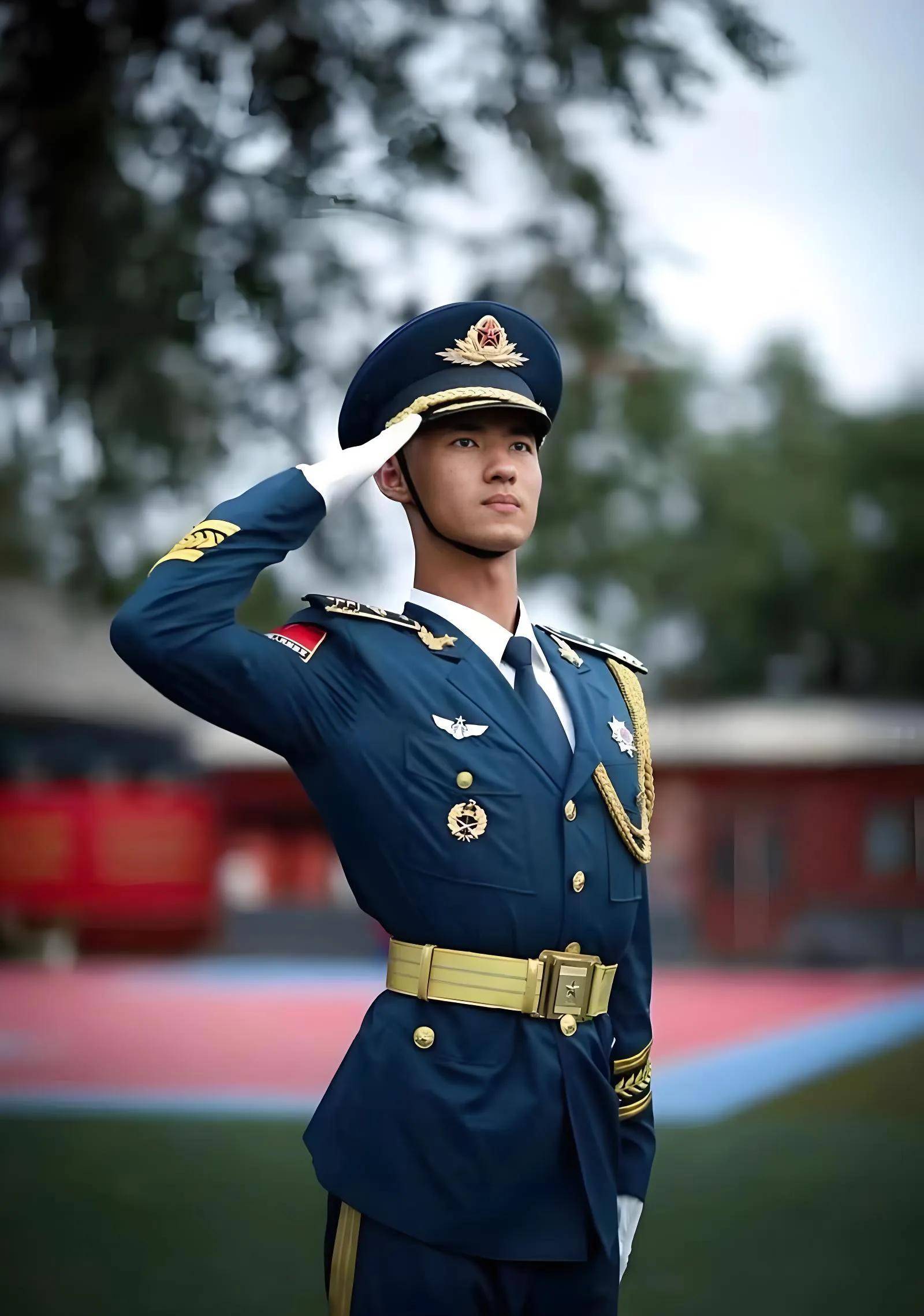 坚决护航敢出手让我们举起右手注目敬礼向人民汇报幸福路上我们坚决