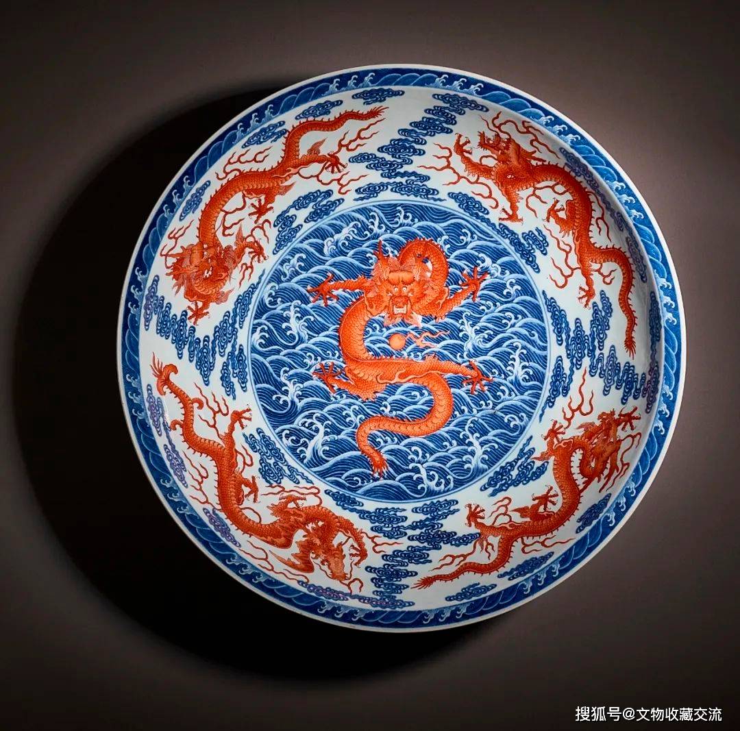 瓷珍收藏| 乾隆龙纹大盘领衔纽约亚洲艺术周_编号_青花_拍品