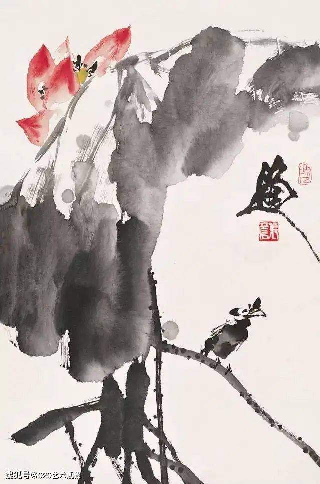 张立辰大写意花鸟,酣畅淋漓!