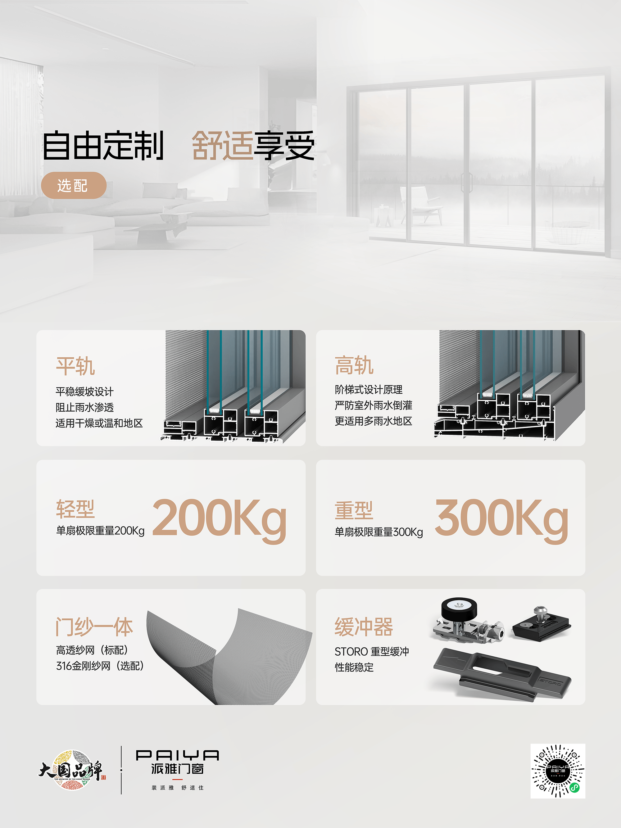 派雅门窗新品上市丨s class