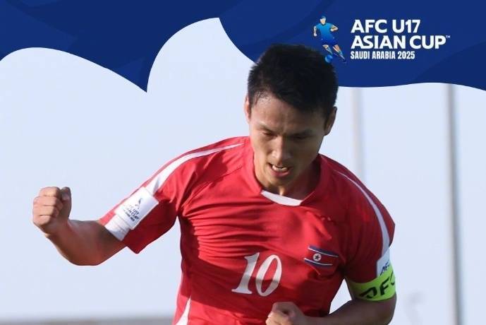 残暴！U17亚洲杯朝鲜6