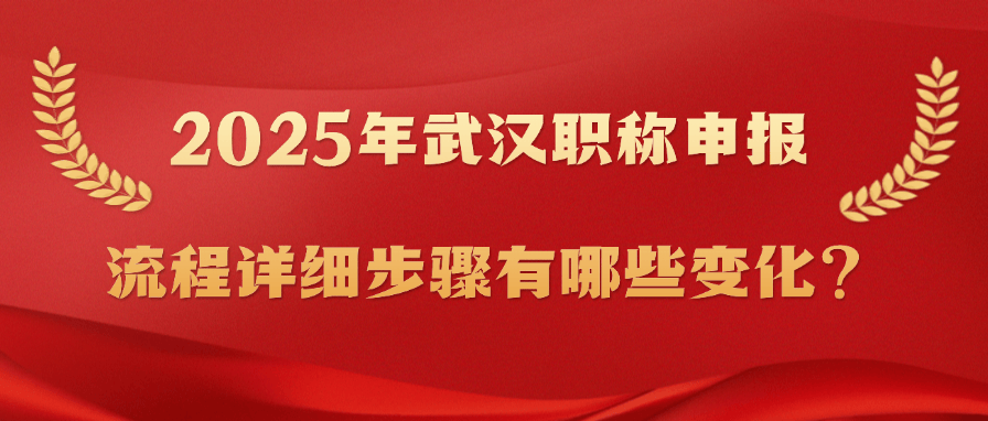2025年政策调整后，武汉职称申报流程详细步骤有哪些变化？ 