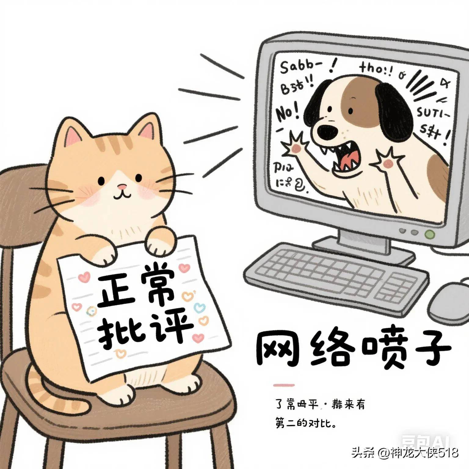 网络喷子骂人不说事!这就是区别