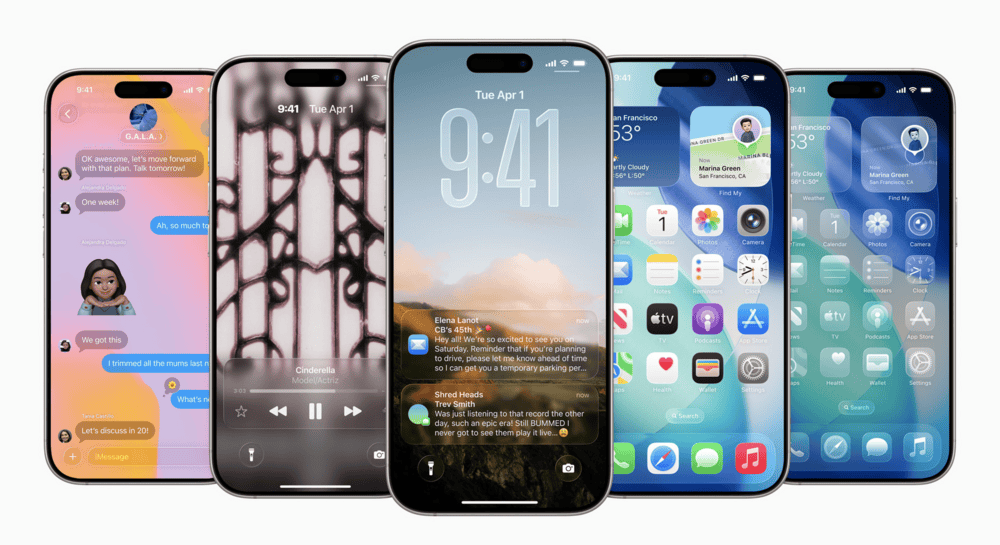 直接按WWDC25：Apple的视觉系统发生了很大变化，