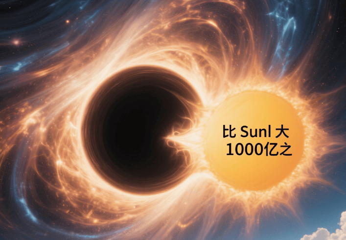 比太阳大 1000 亿倍！这可能是目前发现的最大黑洞，太惊人