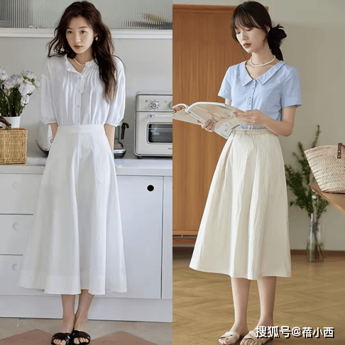夏日时尚宠儿半身裙+凉鞋，演绎女性优雅与