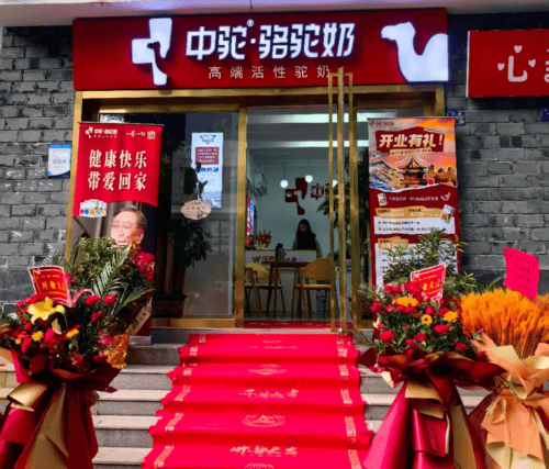6月20日探访新疆中驼武汉直营店，驼奶产