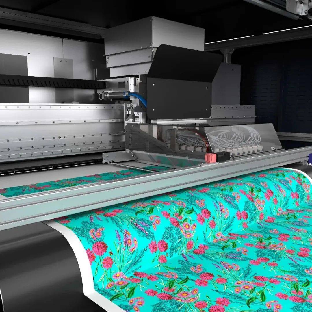 爱普生亚洲首台3.4米特宽幅蒙娜丽莎工业级直喷数码印花机盛大开机