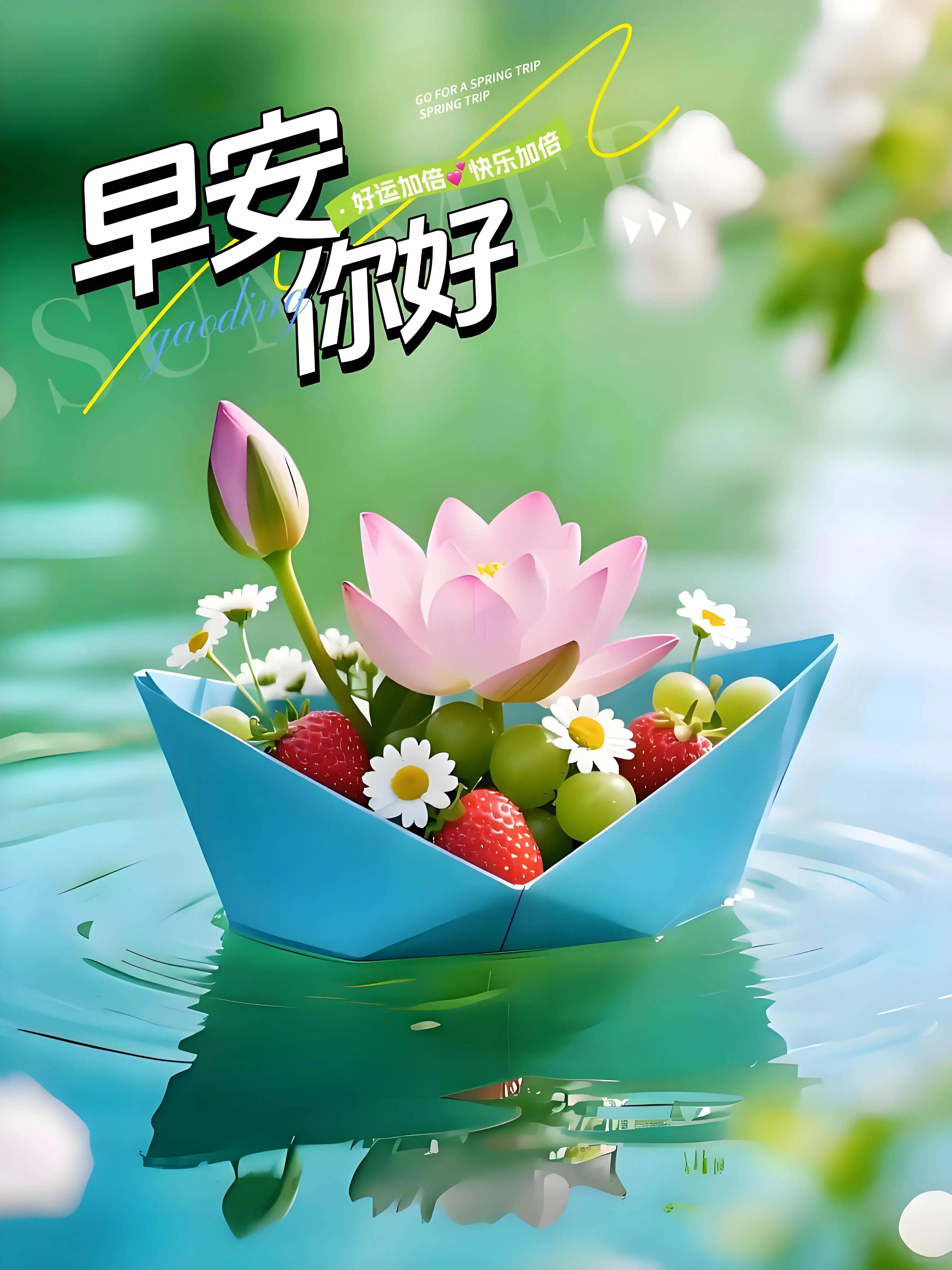 26张高级漂亮的早安祝福图片 早上好问候语,快收藏起来送给亲朋好友吧