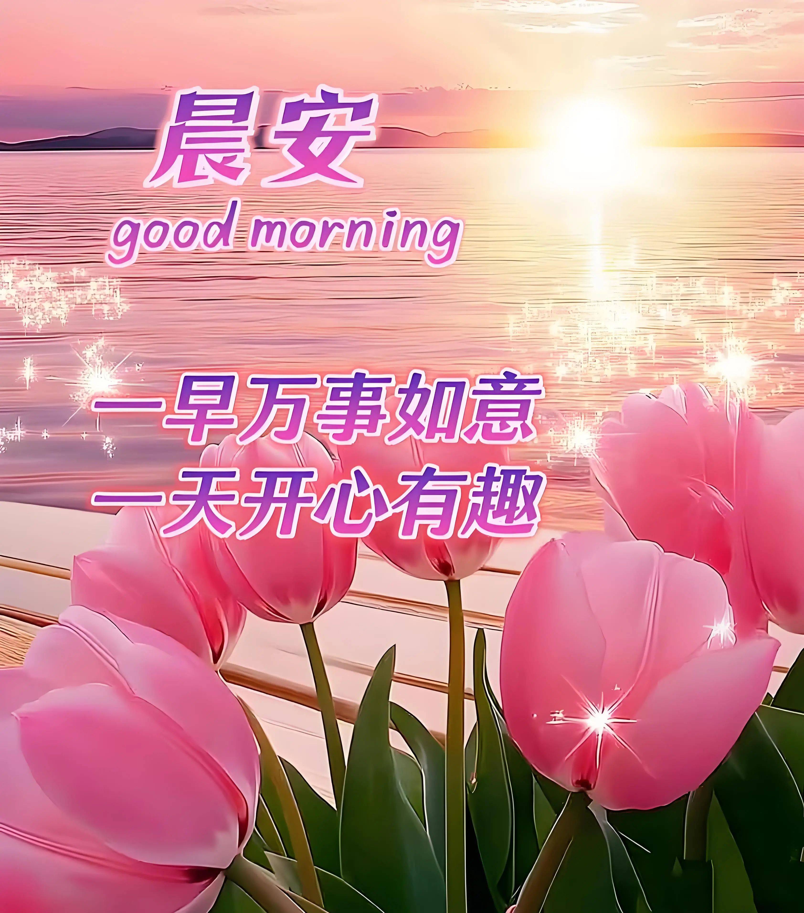 42张漂亮的早安图片早上好问候语每天不重样快收藏起来备用吧