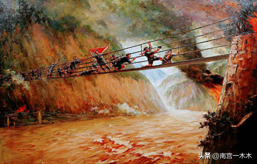 飞夺泸定桥,为什么敌人不把铁链一起拆除?老兵:你去泸定桥看看