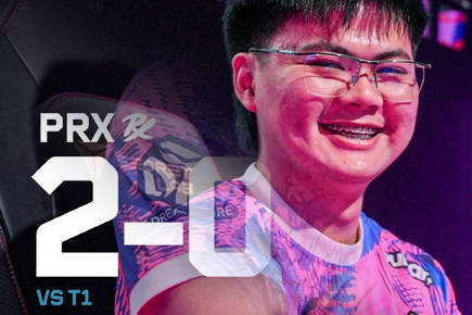 无畏契约 VCT 太平洋 第二赛段战报：T1 0-2 PRX，DRX 0-2 GEN，TYLOO 2-0 TE ，NAVI 2-1 APK