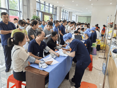 广东省工人医院赴韶关新丰山区为一线工人免费体检(图3)