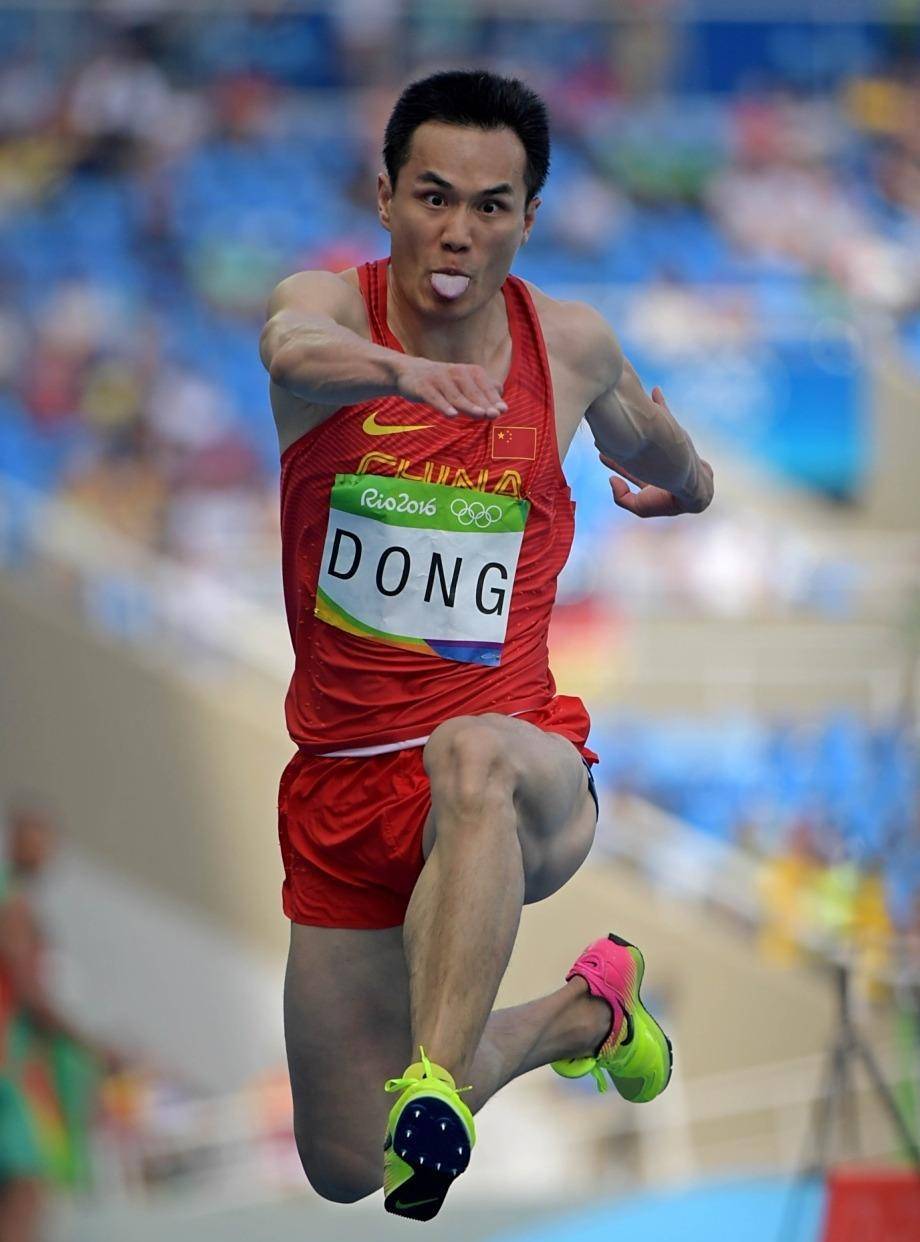 2016年里约奥运会,中国选手董斌在男子三级跳远决赛里跳得特别惊艳