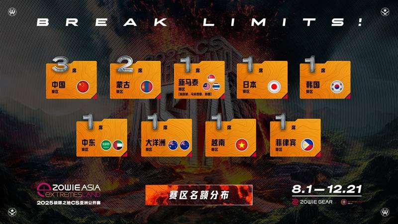 2025极限之地CS亚洲公开赛盛大启幕，电竞巅峰之战重返上海
