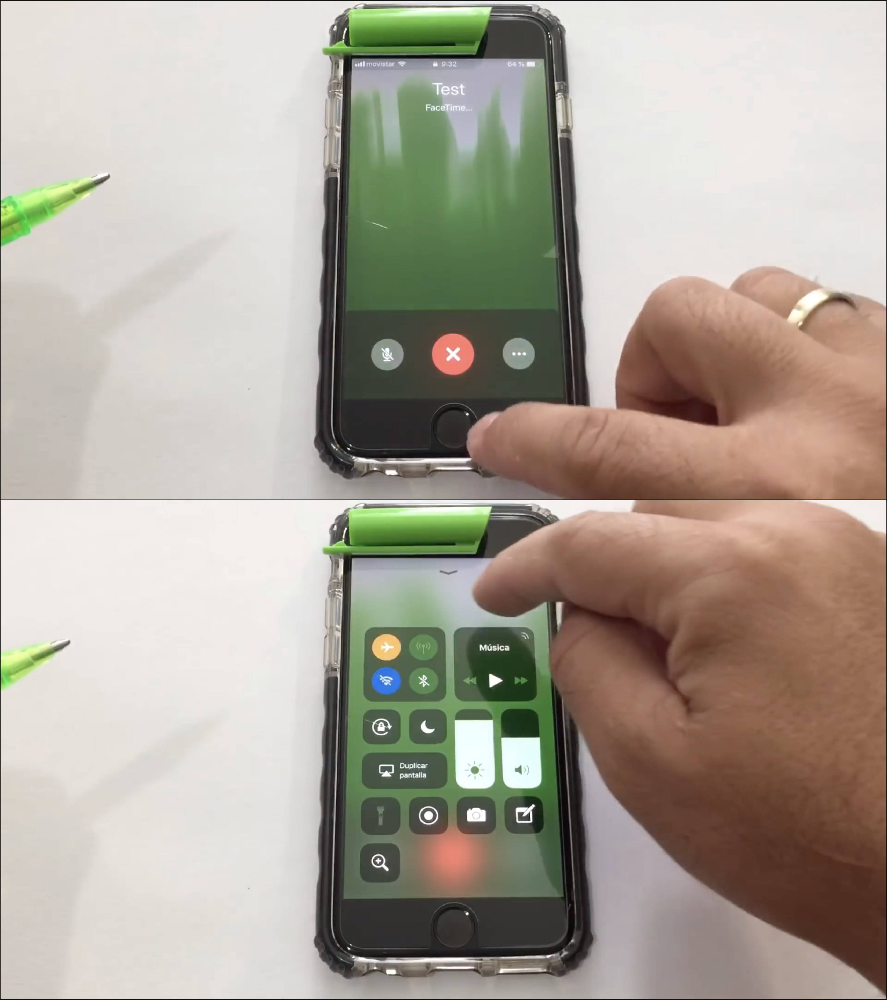 就可以进入联络人的选择列表了透过 3d touch 重压就可以看到联络人