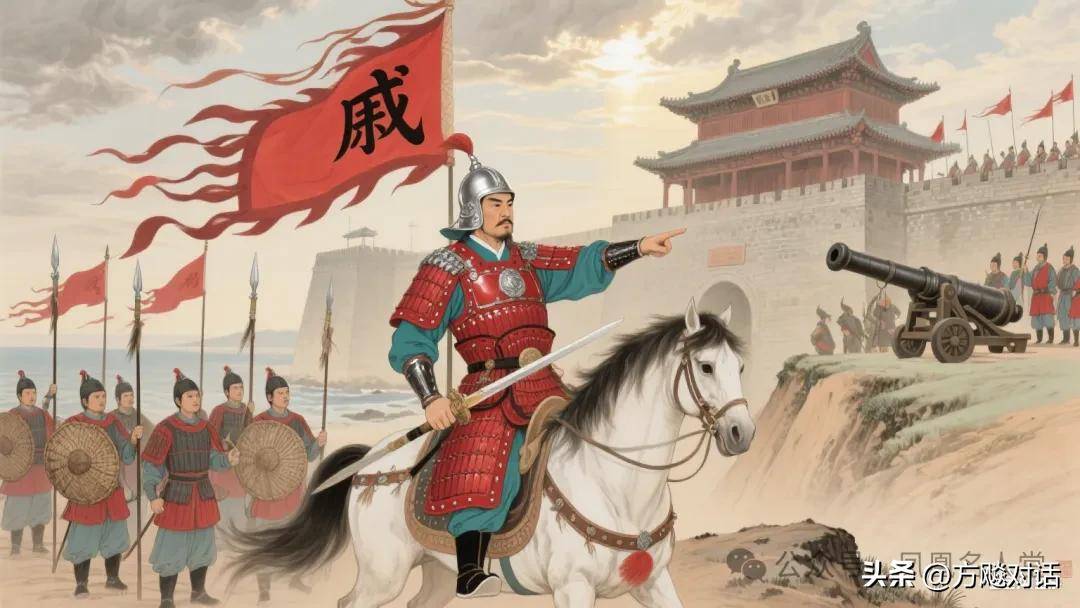 到了嘉靖三十八年,即公元1559年,戚继光将军率领军队进军海门,誓要