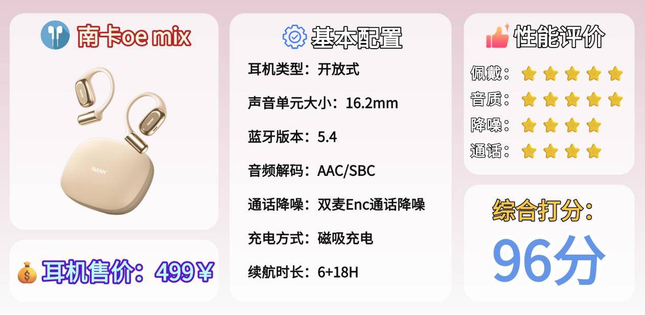 开放式蓝牙耳机哪个好用？十大开放式耳机推荐性价比排行榜！