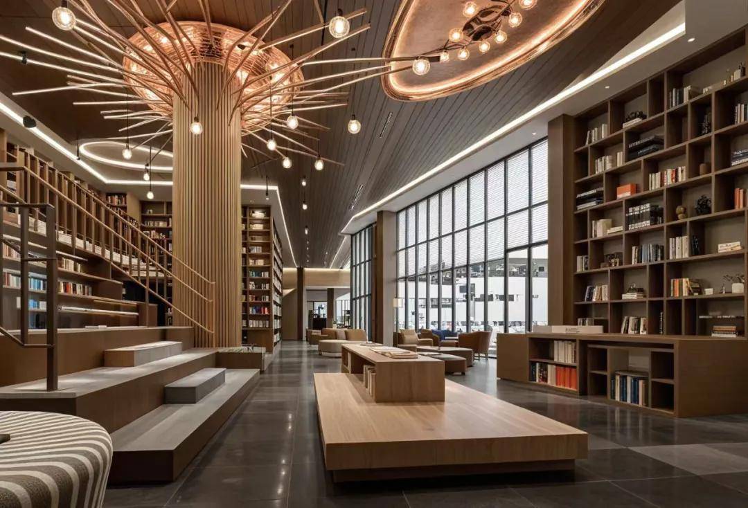县级公共图书馆设计装修案例!