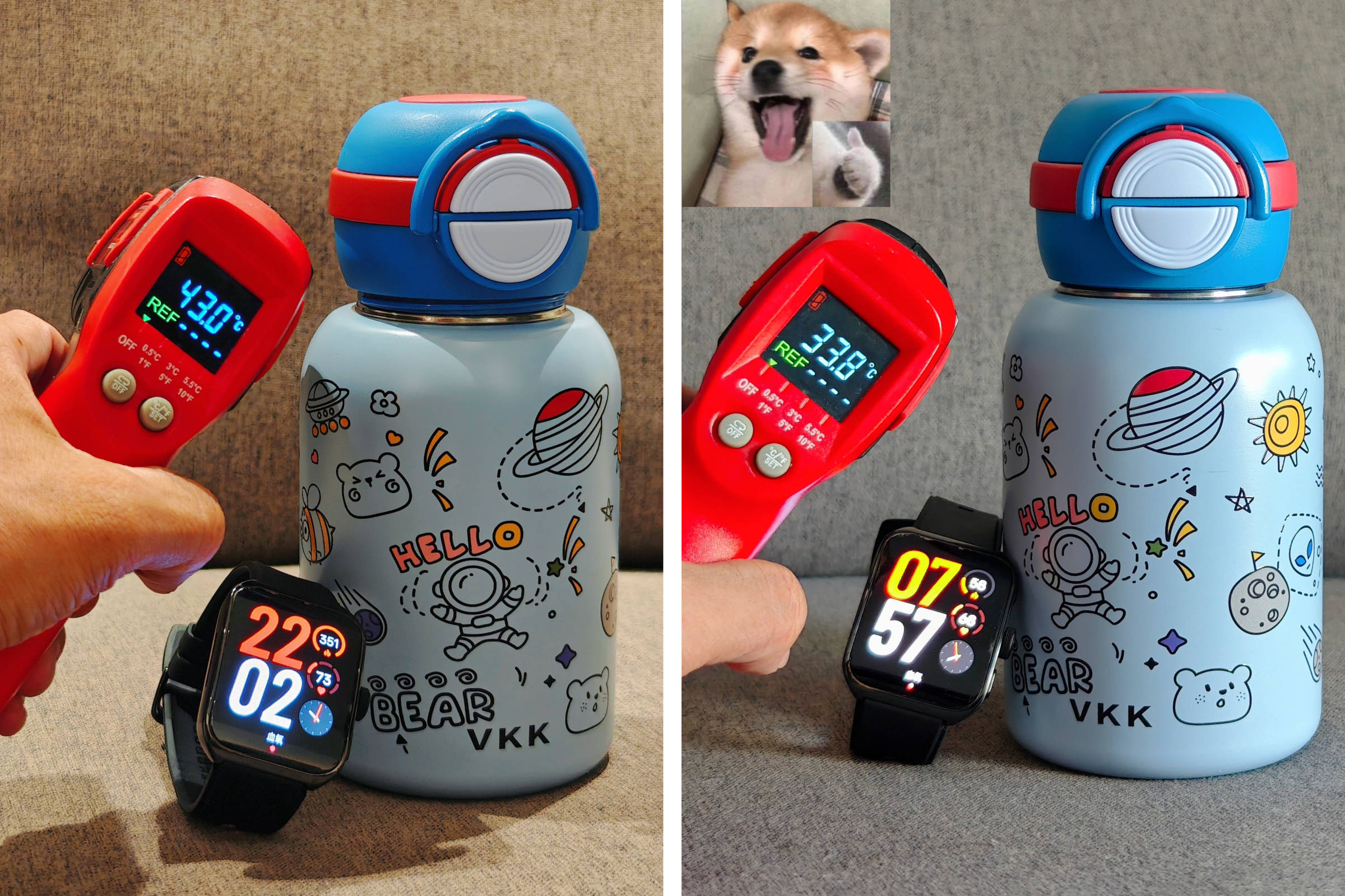 宝宝喝水钛放心!欧盟认证,0胶水0重金属,宫菱儿童保温杯测评