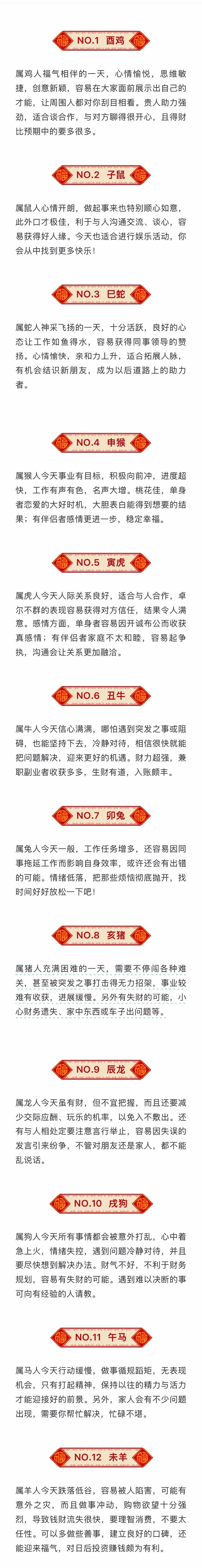 4月11日各生肖运势分析(2021411日生肖运势)