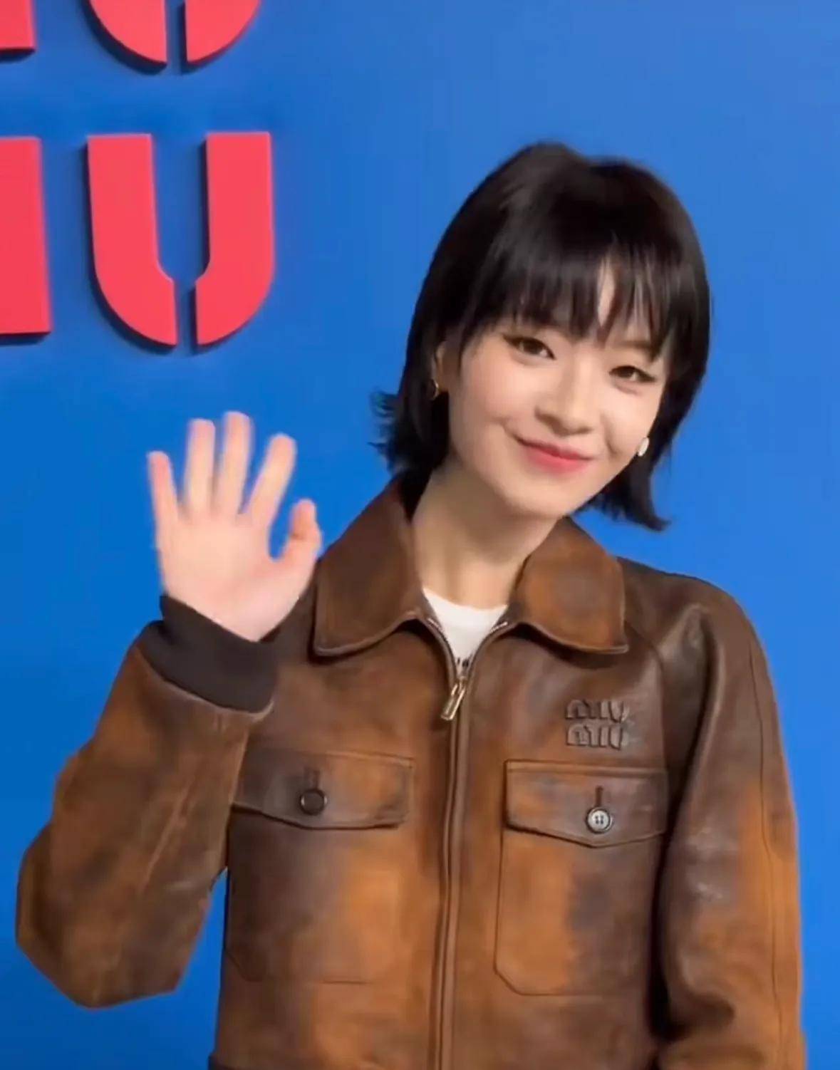 miumiu大秀明星怼脸生图赵今麦张元英美的突出李庚希短发俏皮