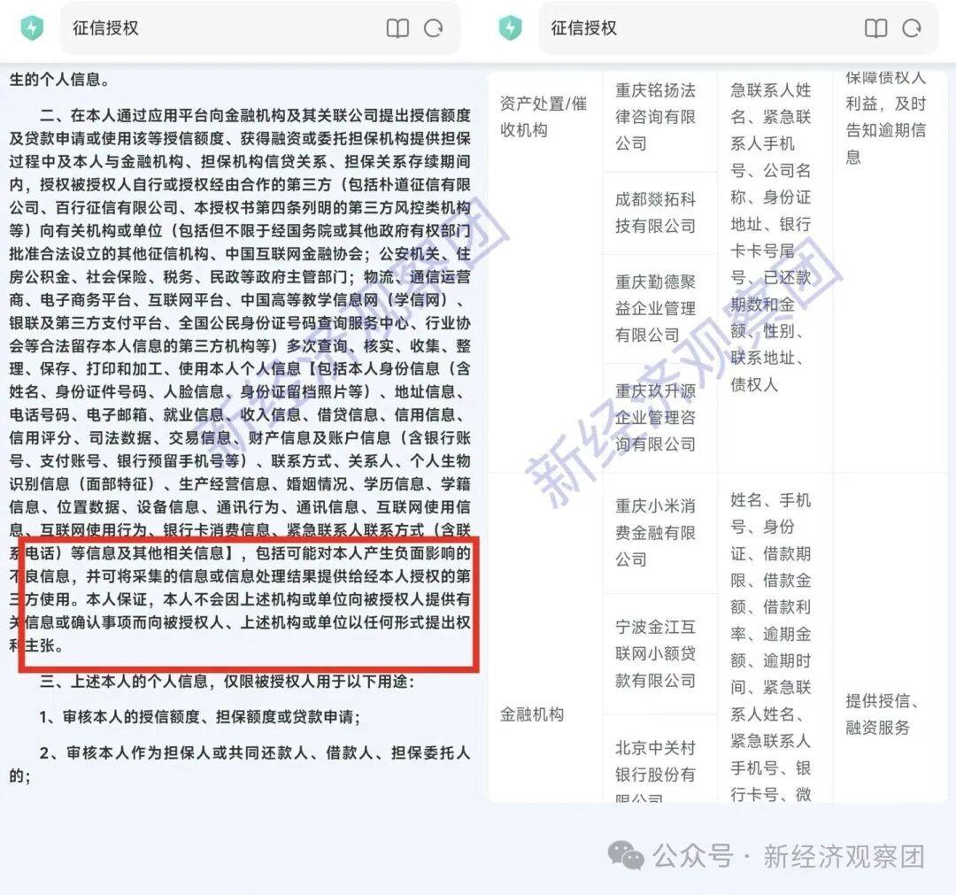 海尔云贷"云易花"又因隐私违规被通报 个人信息授权机构达58家(图4)