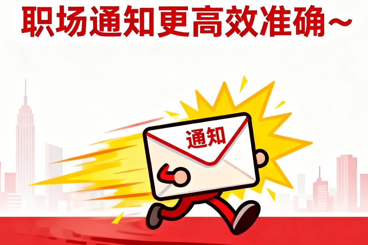1 分钟发通知、零门槛操作！用它让职场通知更高效准确～_数据_工作进度_成本高