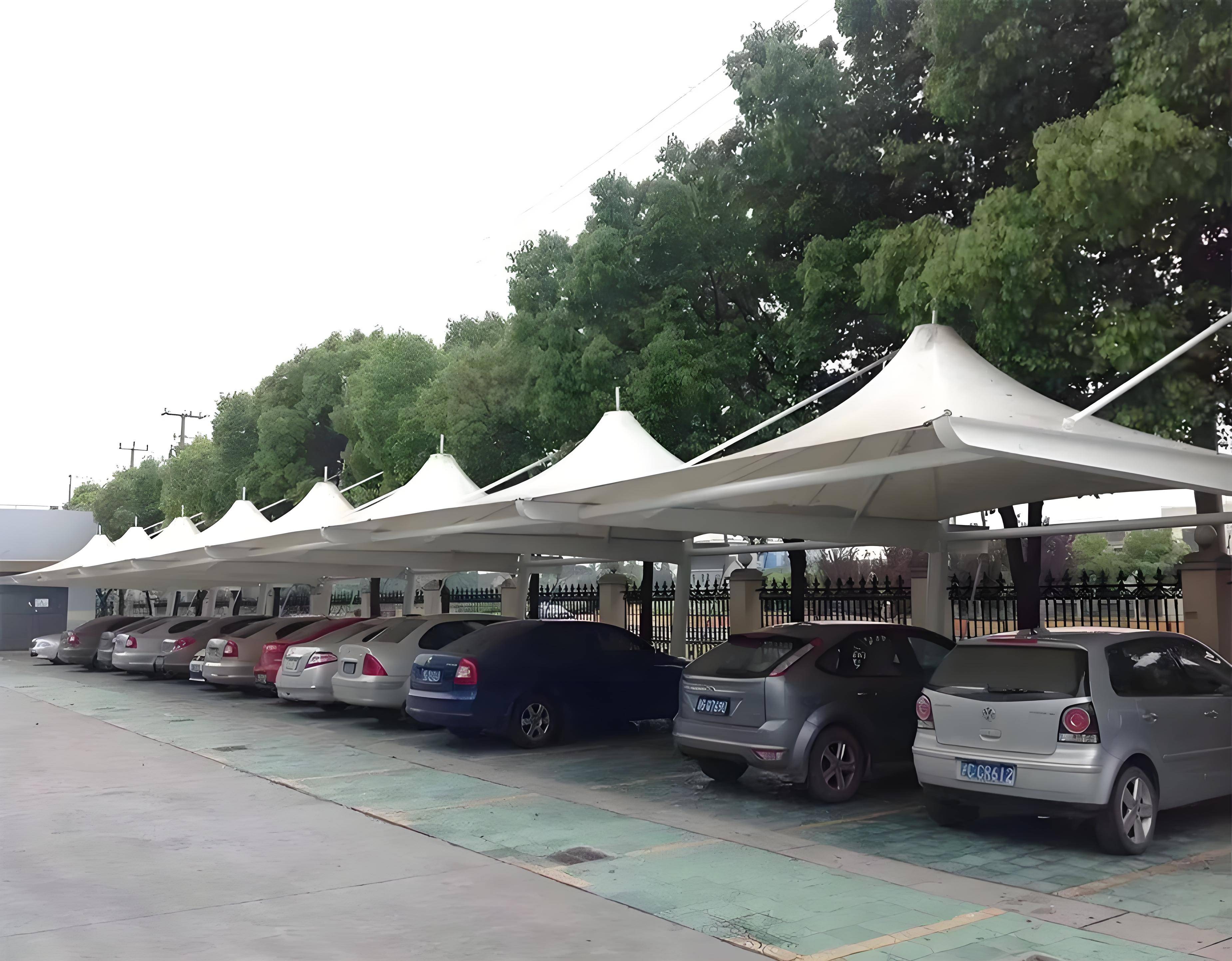 小区充电桩车棚安装哪家专业?山东飞扬膜结构技术可靠