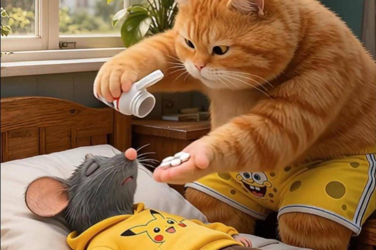 老鼠遇见胖橘的趣事 #萌宠出道计划 #橘猫 #动画 #二次元