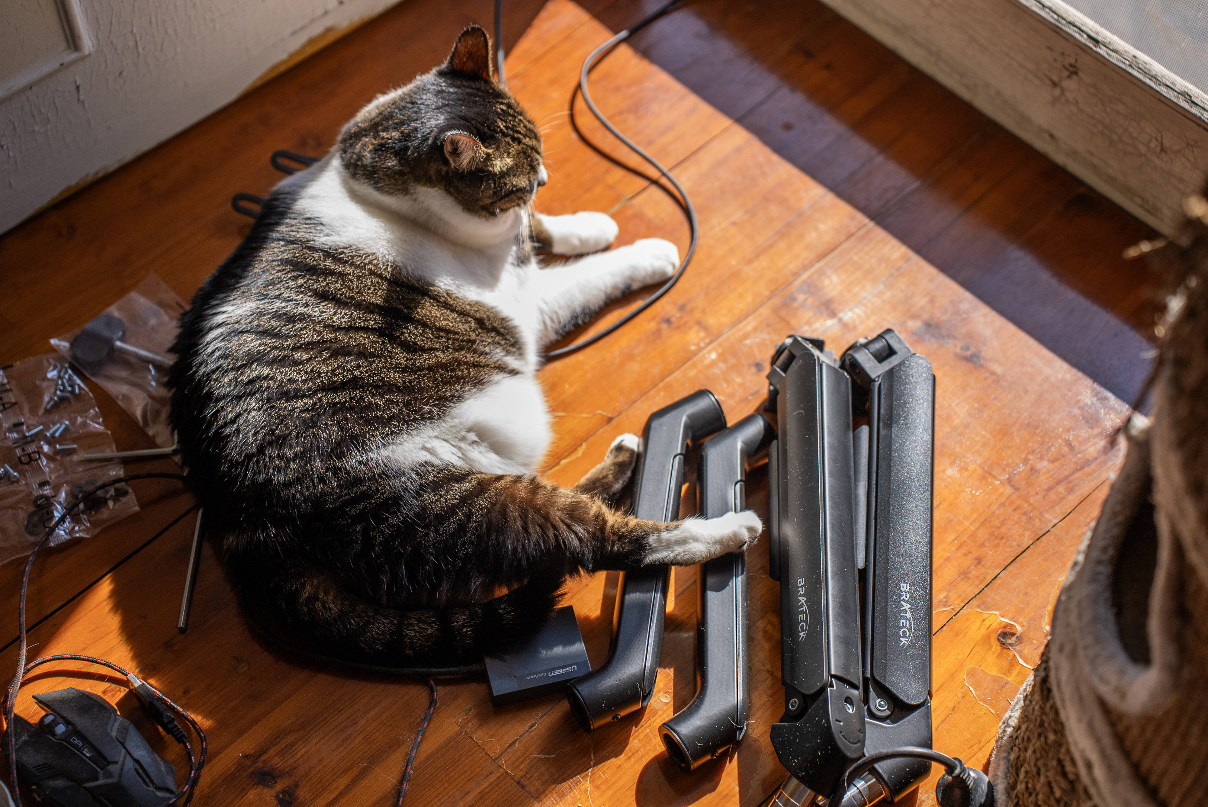 显示器标配底座太矮又太占桌面空间？北弧显示器支架了解一下