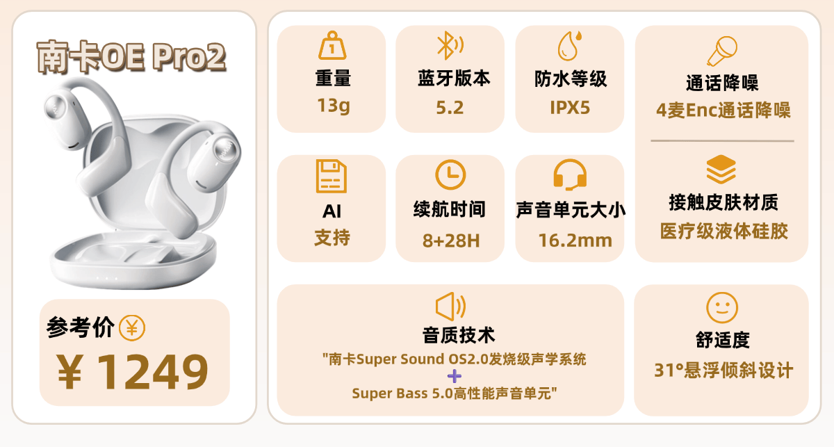 挂耳式耳机哪款音质好？2025十款音质最好的开放式耳机推荐