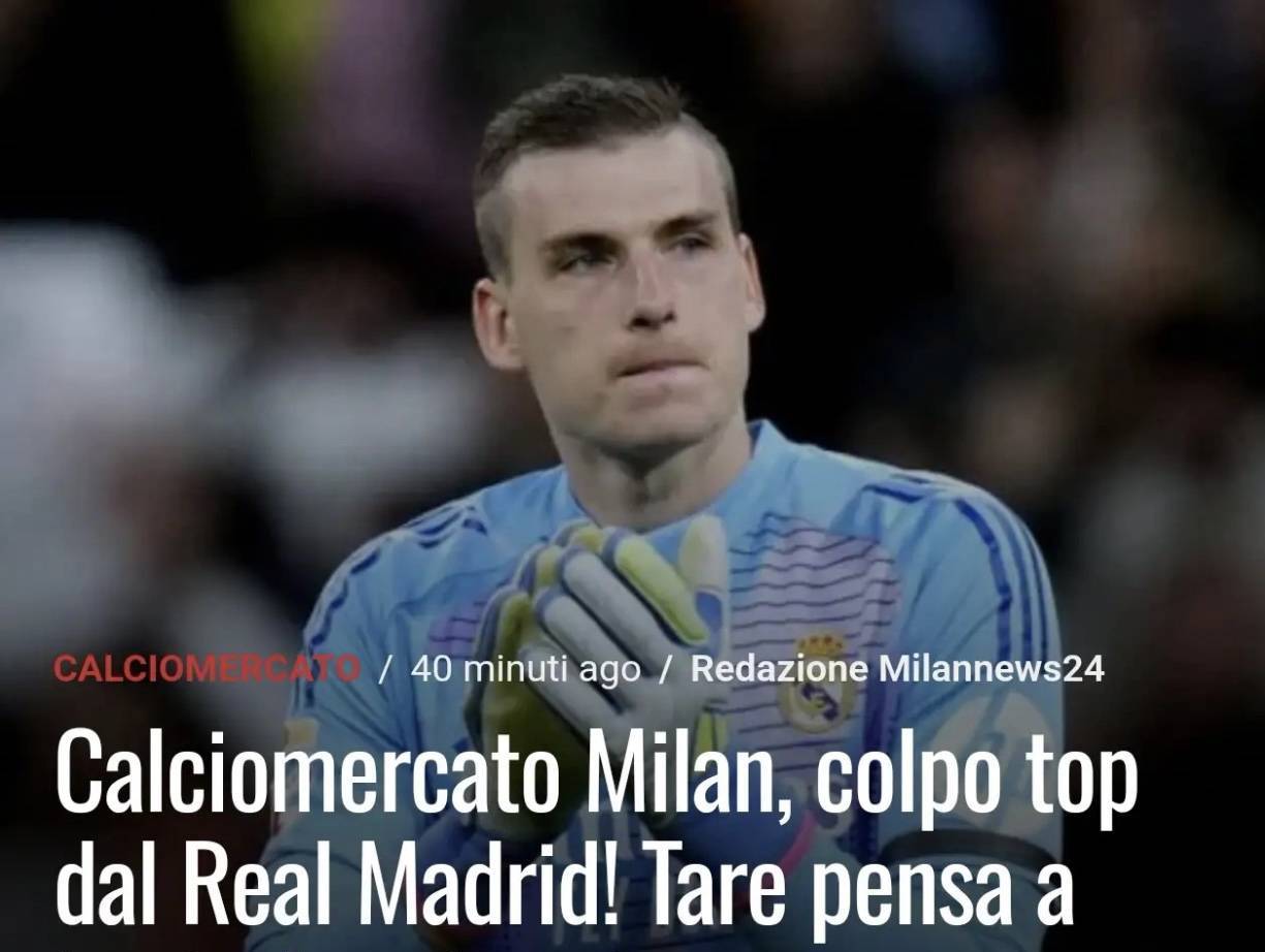 意甲媒体透露:若无法续约迈尼昂,米兰将利用莫德里奇的关系去说服皇马的卢宁加盟