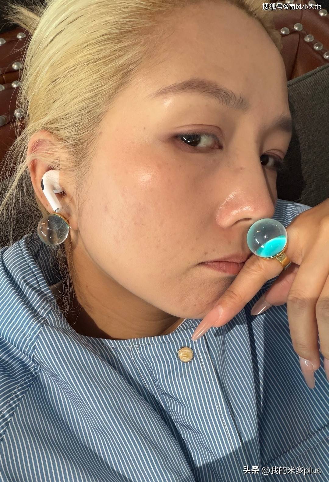 何洁金发亮相被偶遇网友显黑显壮?四娃妈忙事业还在调状态