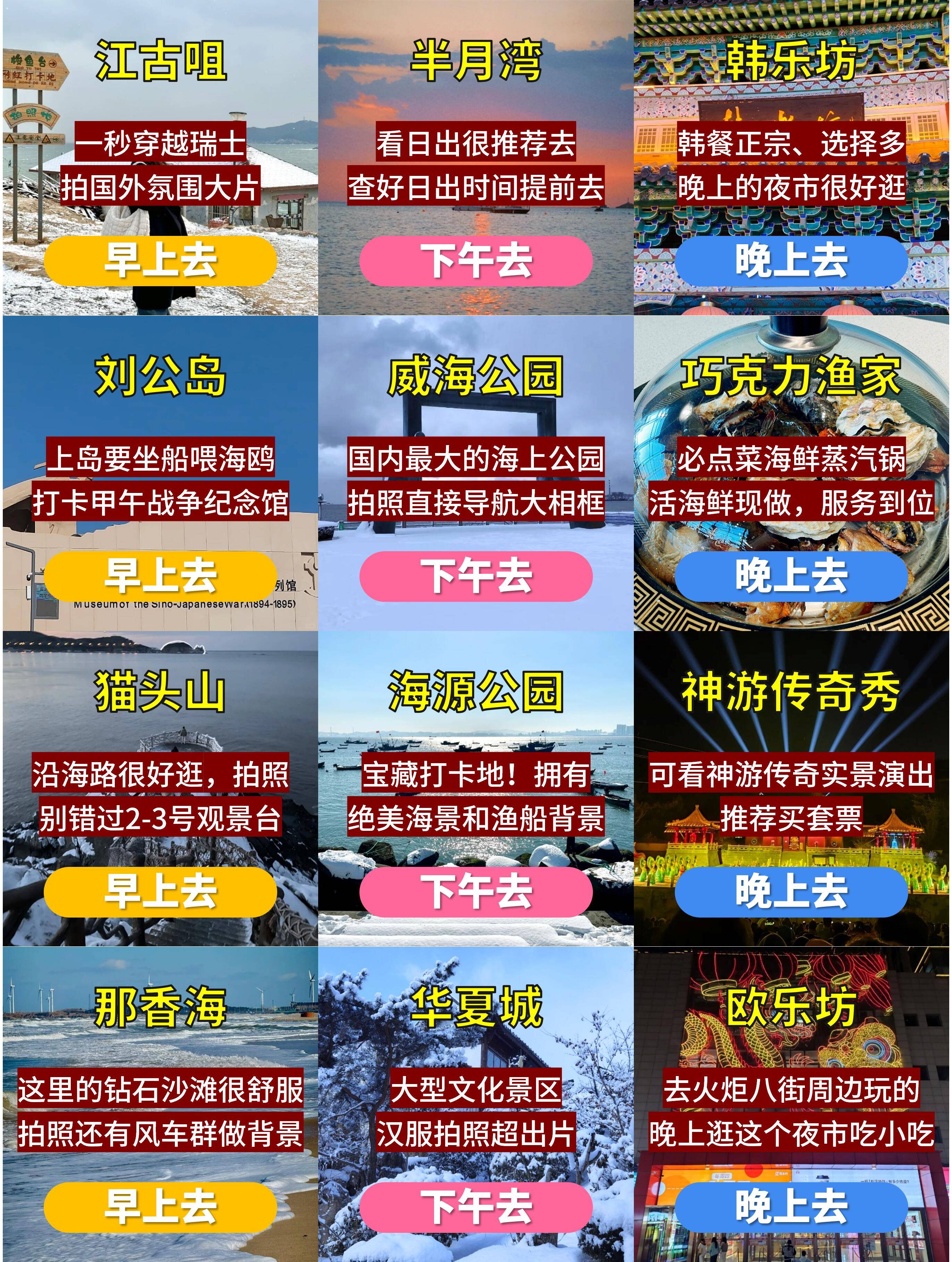 江古咀—海源公园—幸福门—悦海公园—威海公园—巧克力渔家day1