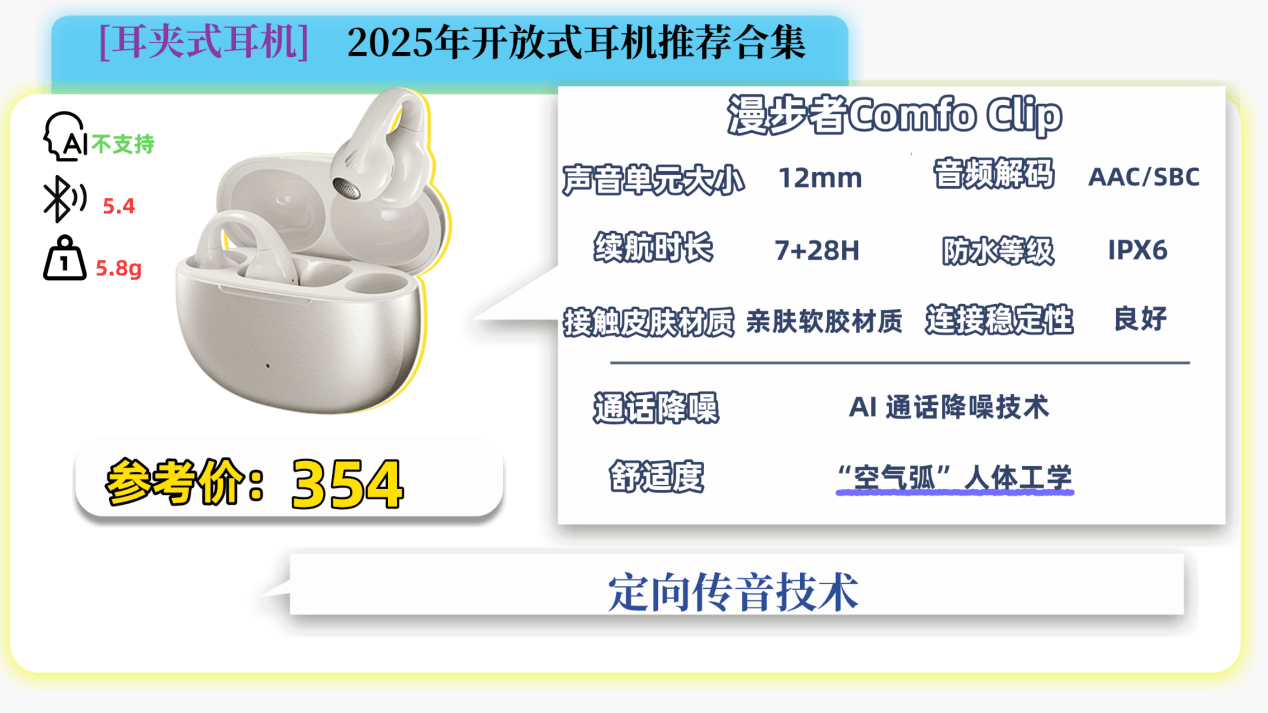 开放式耳机是什么意思？2026十大性价值高的开放式耳机推荐