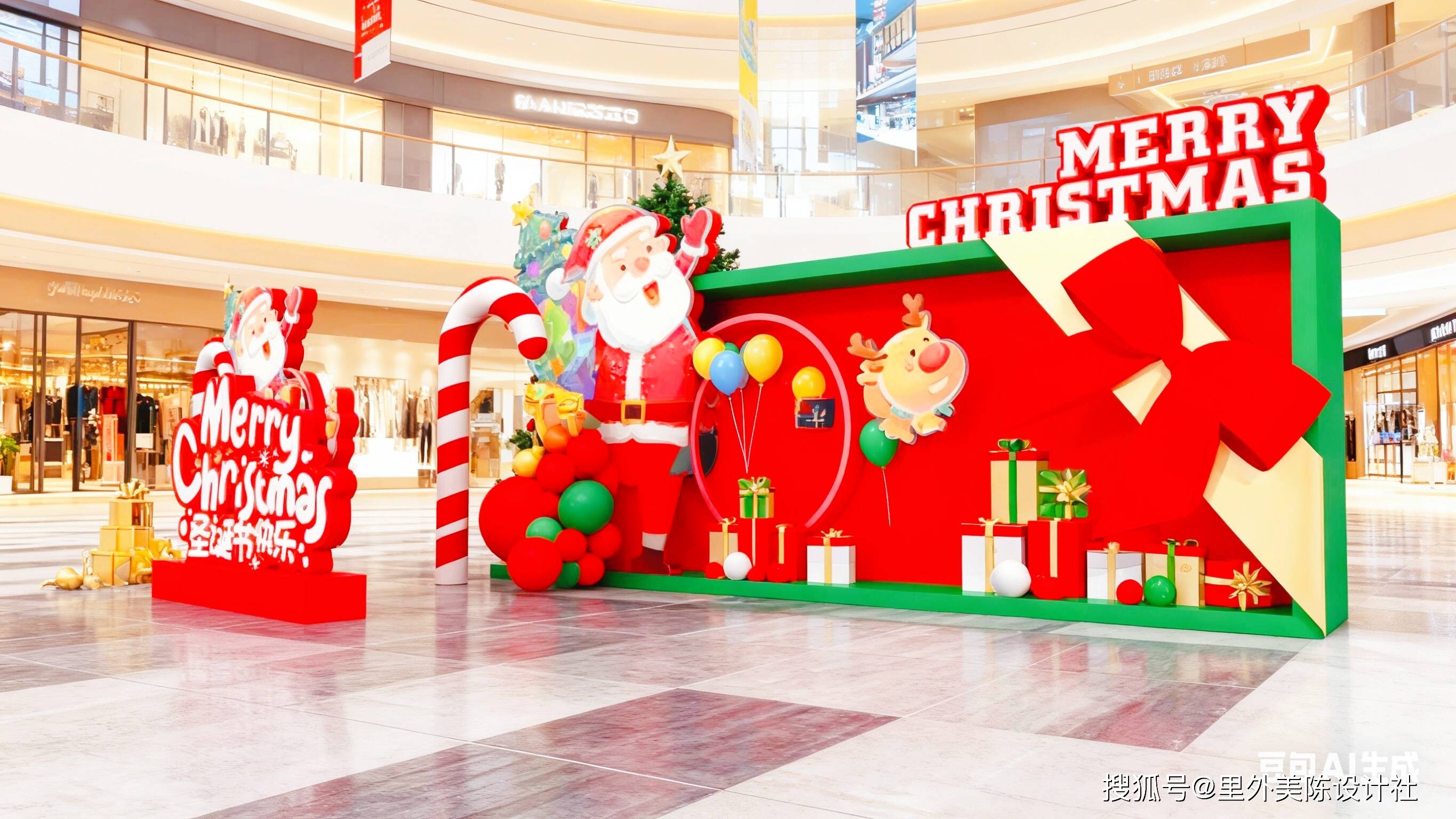 圣诞节商场美陈设计怎么搞?珠三角