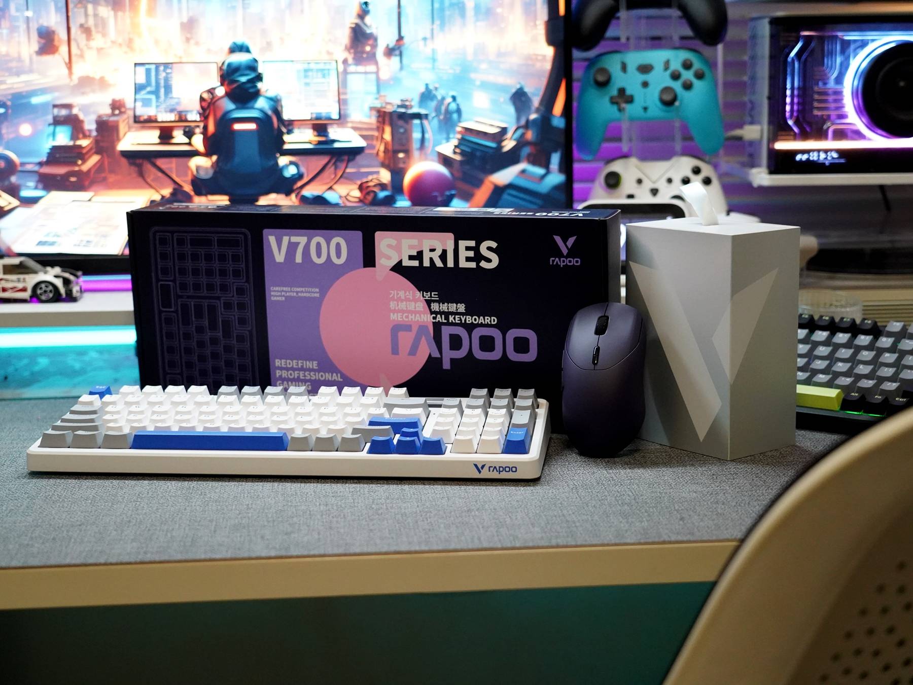 键鼠客制化难选？雷柏VT9 MAX+V700DIY-98长续航版最强续航无线键鼠套装：理想入门组合