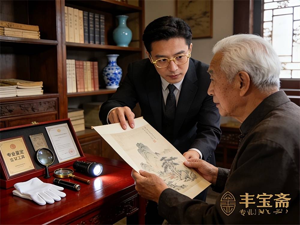 藏了20年的董其昌真迹，丰宝斋客服耐心答疑，3天完成安心变现