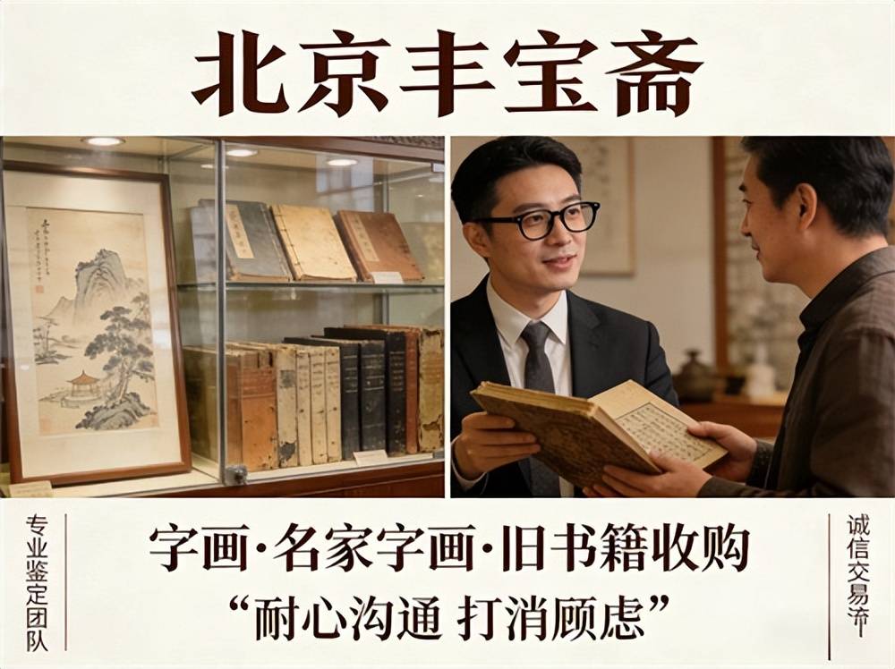 笔墨藏珍，变现有道，丰宝斋为董以字画与名家墨宝掌眼护航