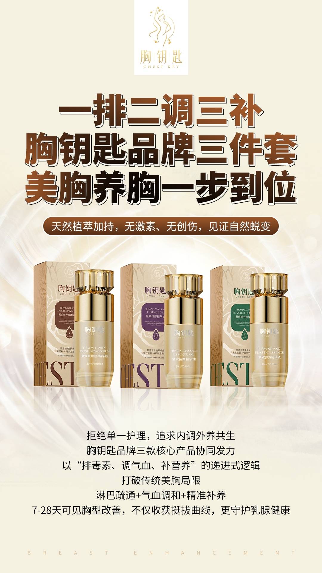 胸钥匙品牌丨席卷全国美容院！健康丰胸技术获机构院长联名推荐