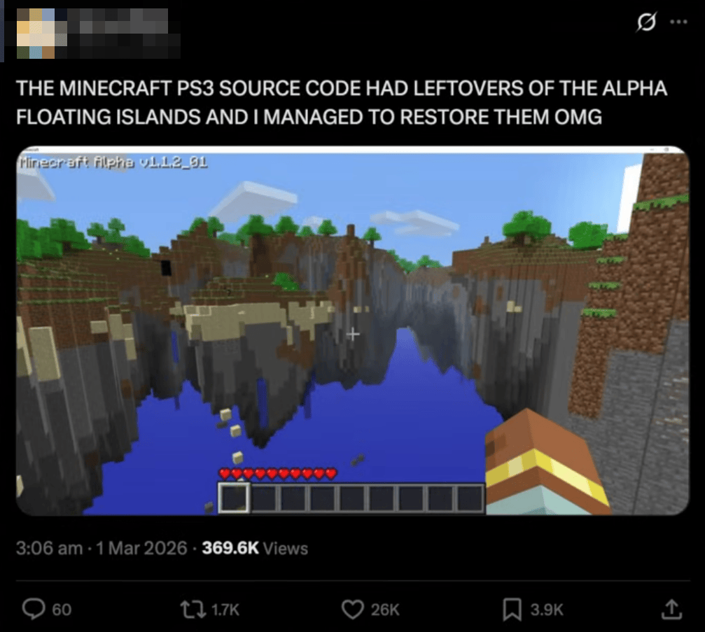 《我的世界》源码泄露后,外国人也有了自己的《迷你世界》