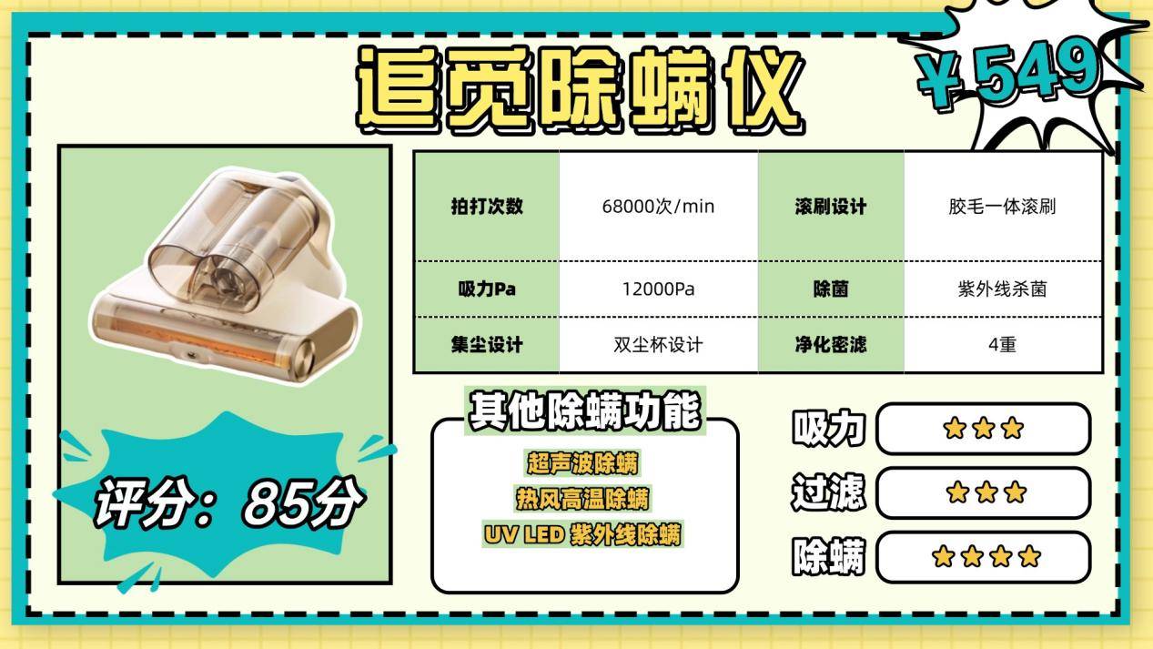 无线除螨仪哪个品牌最好最实用？什么牌子的除螨仪好？年度热销除螨仪十大品牌排名榜，一文解析！