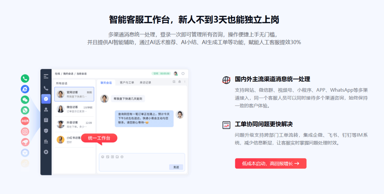 2026年全渠道客服系统分享，微信抖音多端接入客服平台介绍