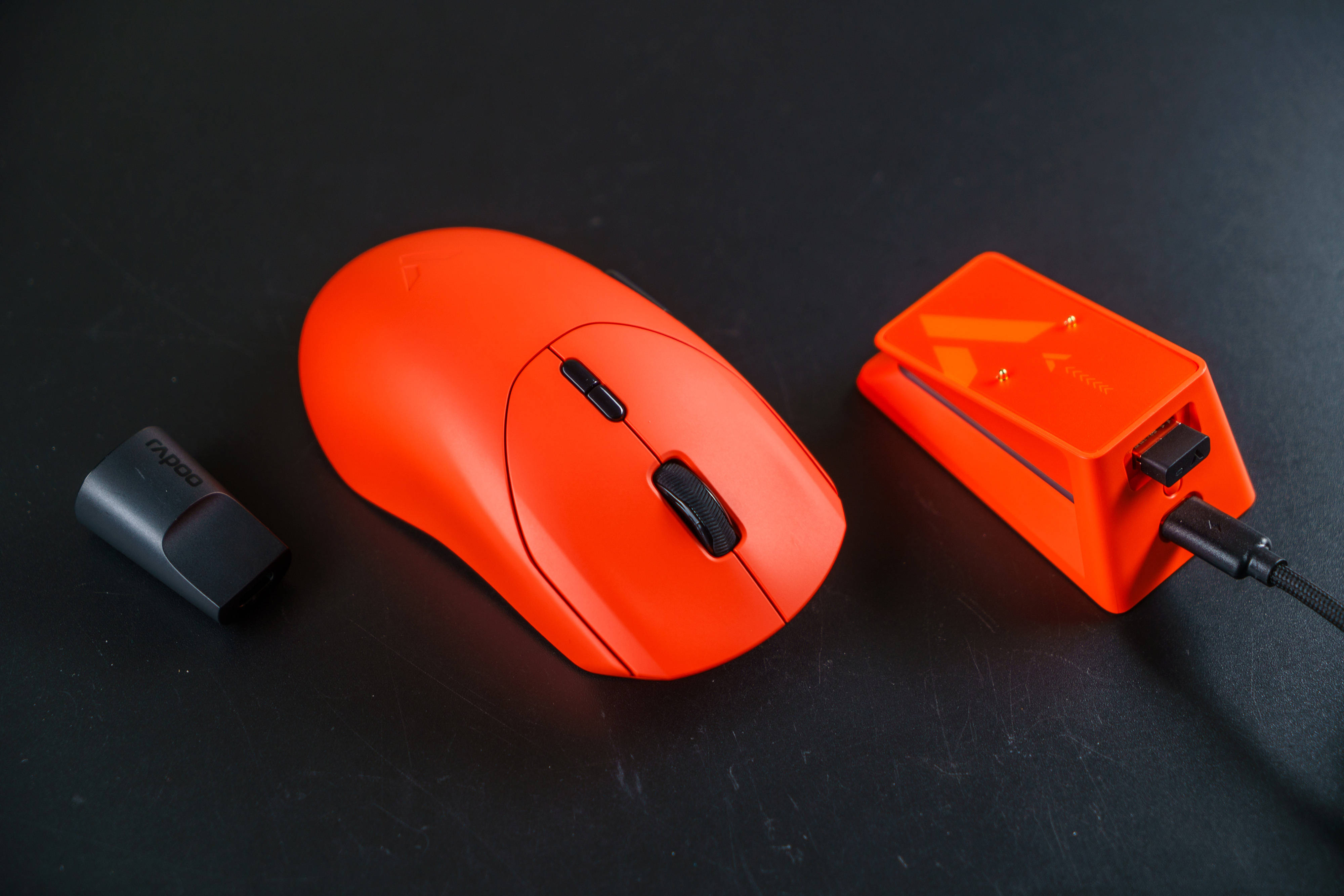 这个鼠标的颜色也太帅了吧!雷柏VT二代VT9焰影橙配色版体验分享