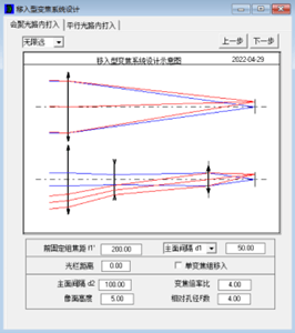 OCAD應(yīng)用：打入式斷續(xù)變焦光學(xué)系統(tǒng)初始結(jié)構(gòu)設(shè)計(jì)的圖3