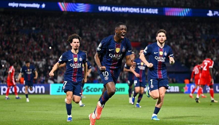 K77双响超姆巴佩队史第1人，登贝莱造3球，巴黎5-4拜仁造欧冠神迹