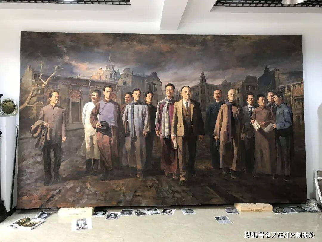 开天辟地的先声——周武发油画《开拓者》赏析