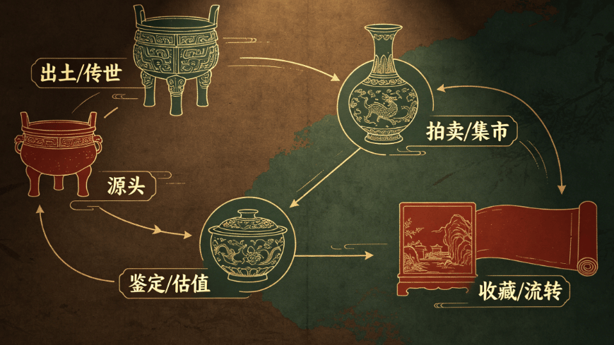圈层隔离与信息异化：古玩经纪行业的择人困境与破局逻辑