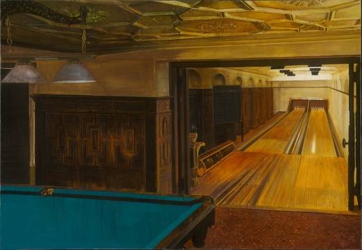 《临时家庭&mdash;美式风格》180&times;260cm 布面丙烯2011